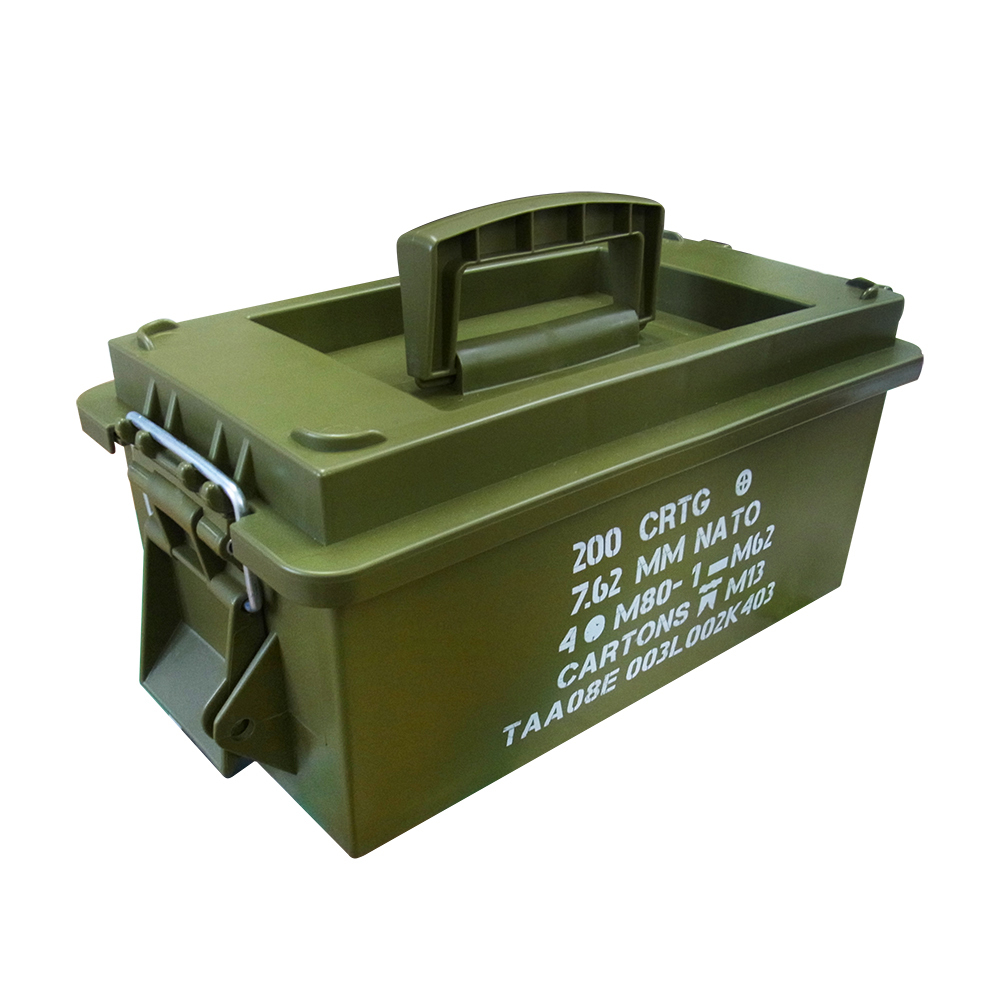 美國 AMMO Box_ 風格收納箱 軍綠