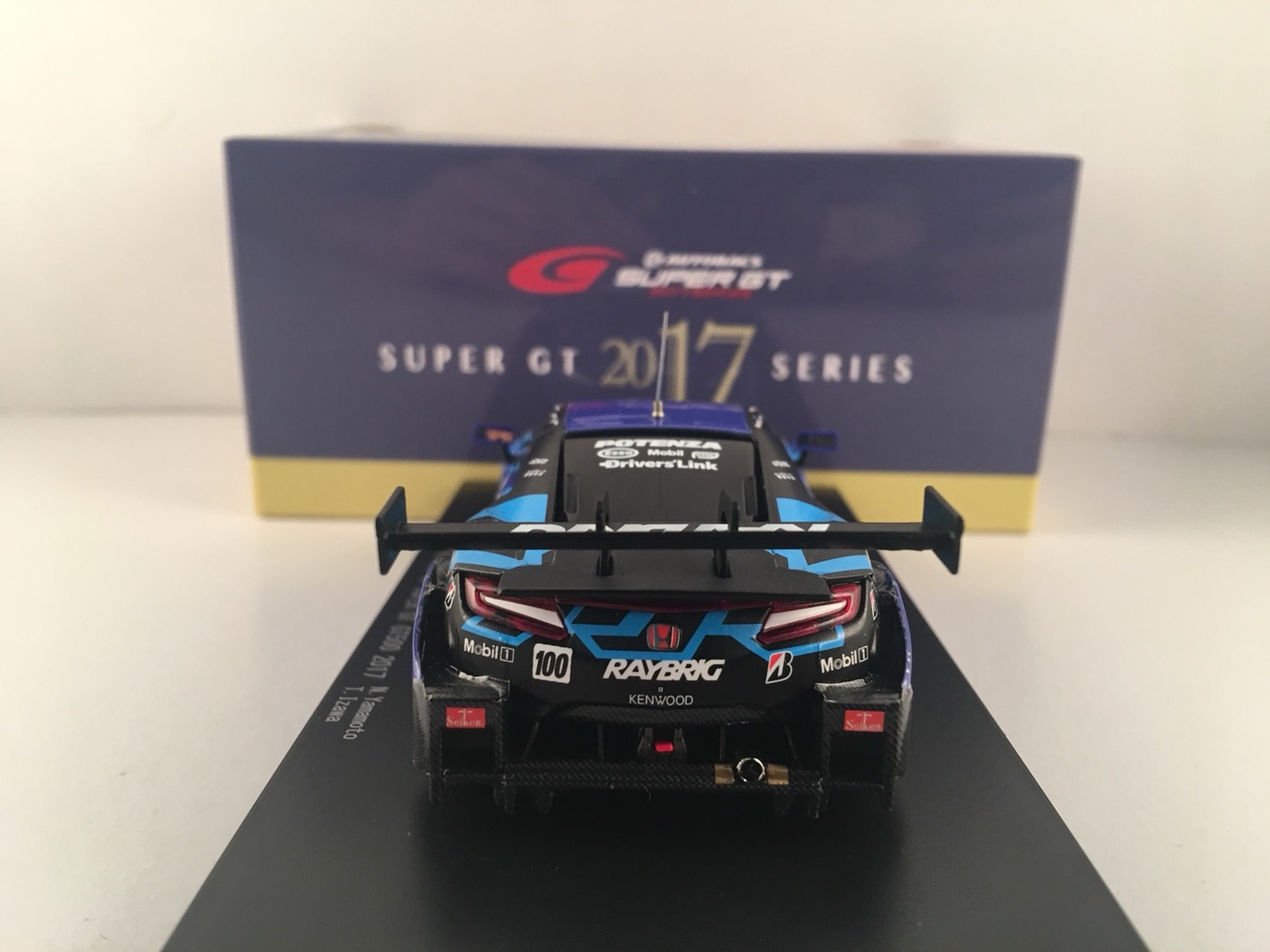 EBBRO 45515 RAYBRIG NSX-GT SUPER GT GT500 2017 No.100
