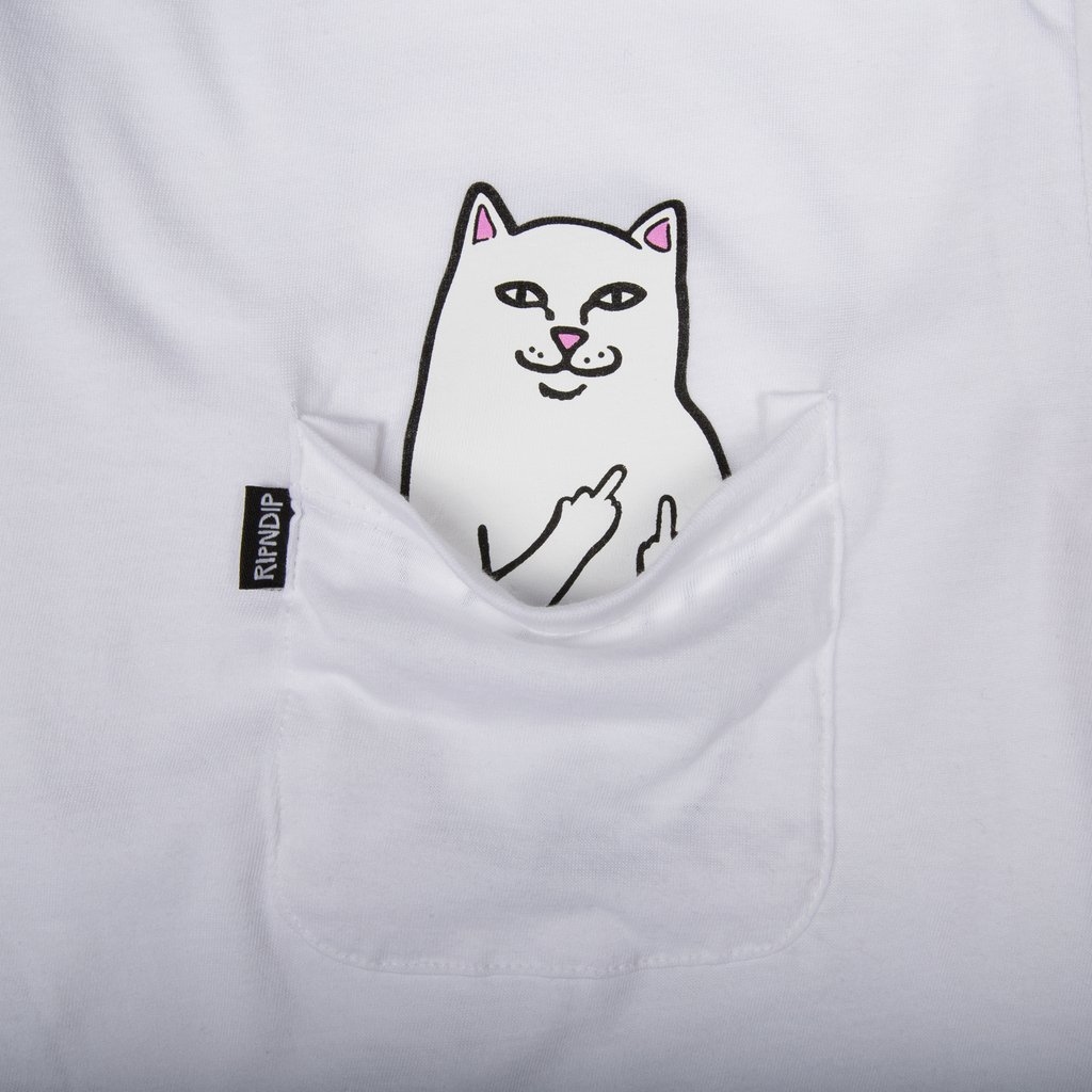 [現貨] RIPNDIP Lord Nermal Pocket Tee (White)
