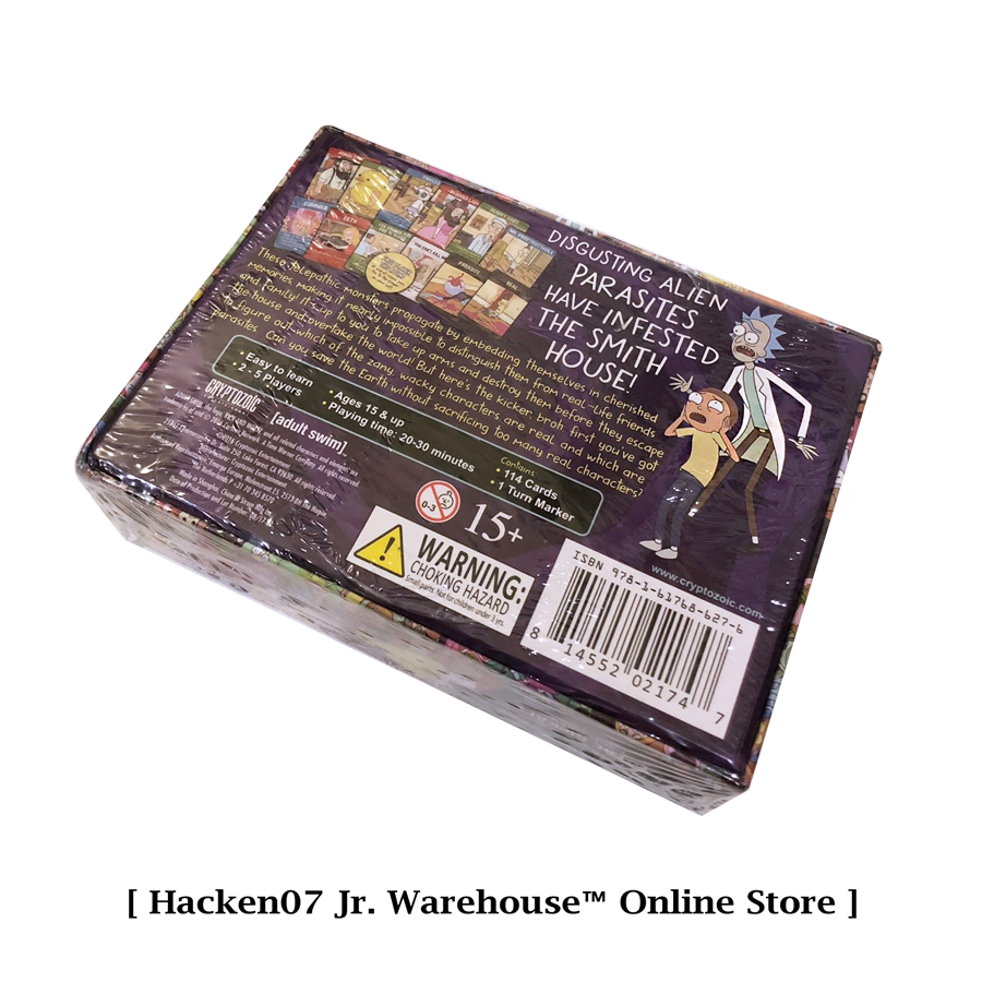 Rick and Morty 瑞克和莫蒂 美國卡通 Total Rickall Cooperative Card Game 桌遊卡牌組合包