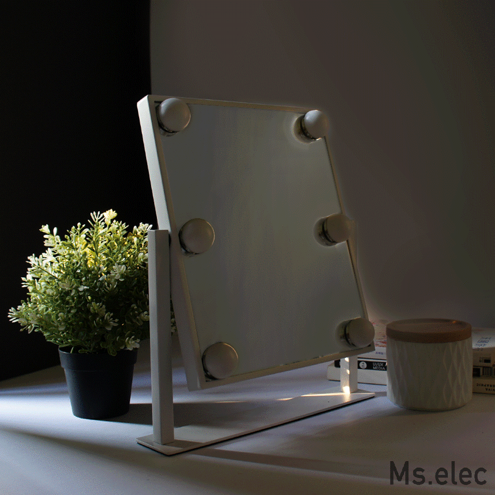 好萊塢燈泡化妝鏡