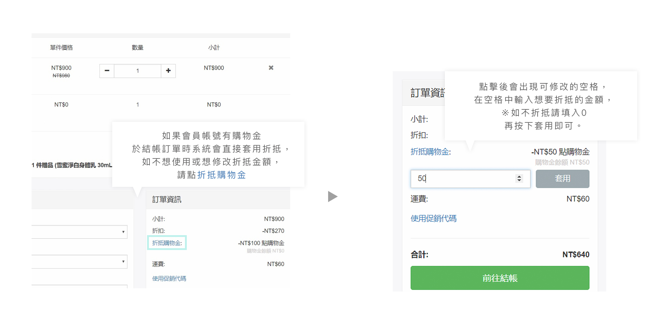 Pattis_購物金_使用教學_電腦版