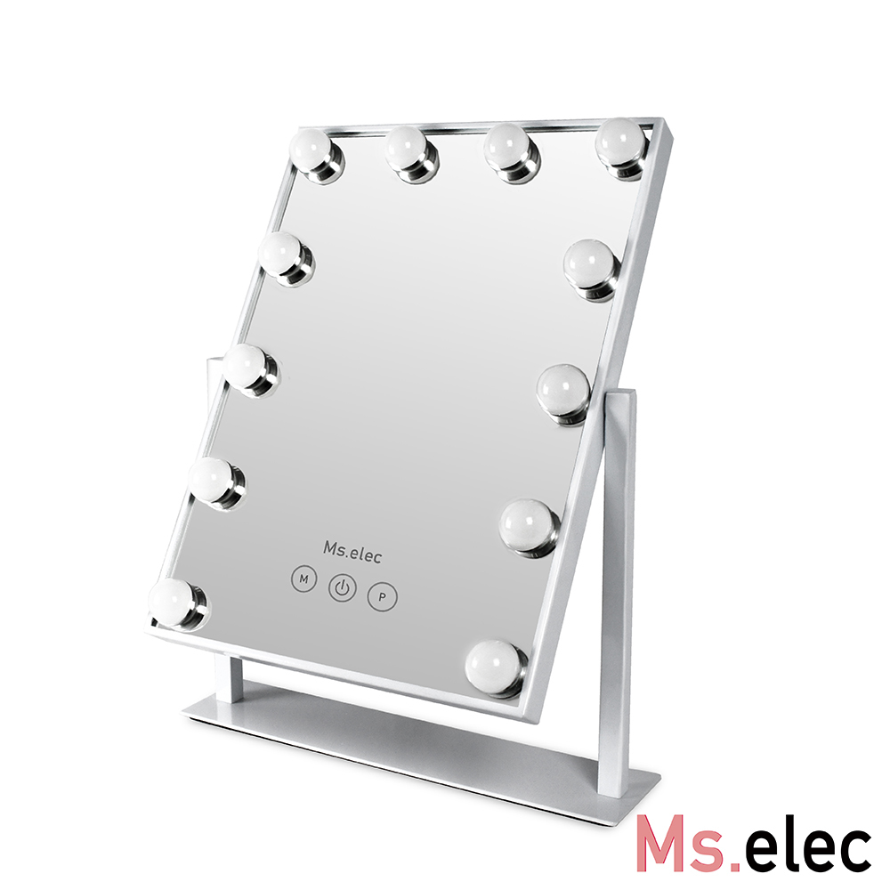 璀璨巨星燈泡化妝鏡(LED化妝鏡/好萊塢鏡/燈泡鏡/三色補光)