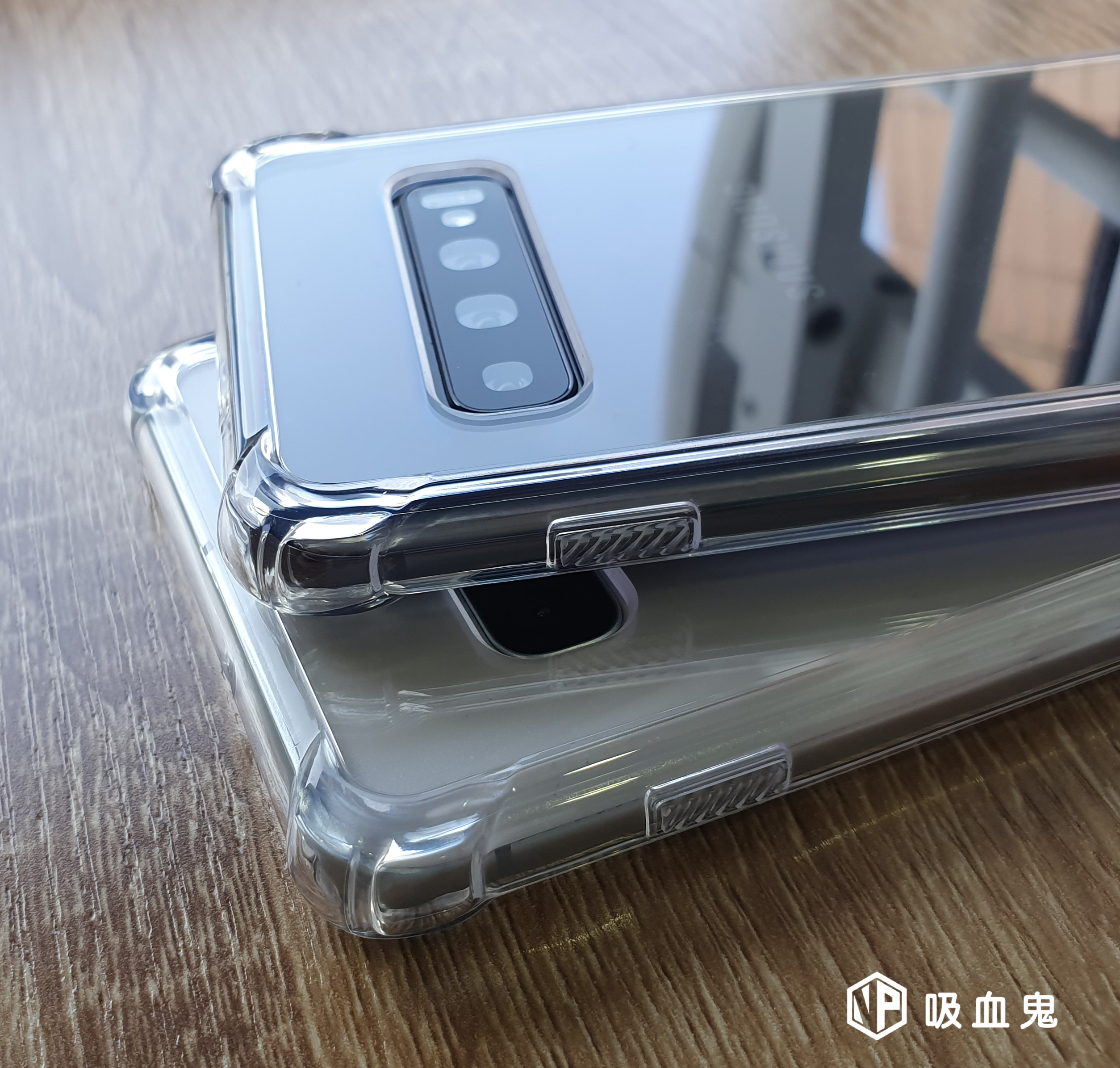 S10/S10+/S10E 【四角強化防摔殼超值組合】  超強防摔，四角強效防摔殼＋UV全膠內縮玻璃保護貼＋鏡頭保護套