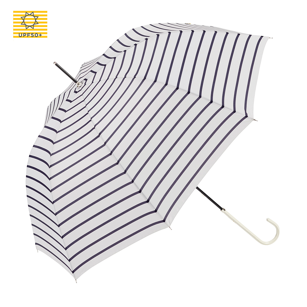 【Ezpeleta】10081 淑女橫紋抗UV降溫直傘
