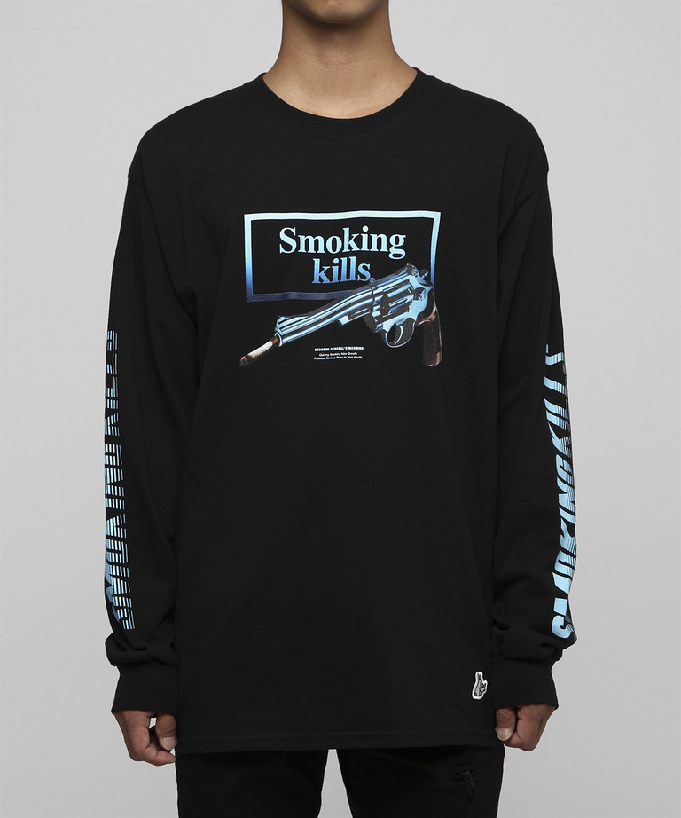[現貨] #FR2 Smoking Gun L/S T-Shirt BLACK