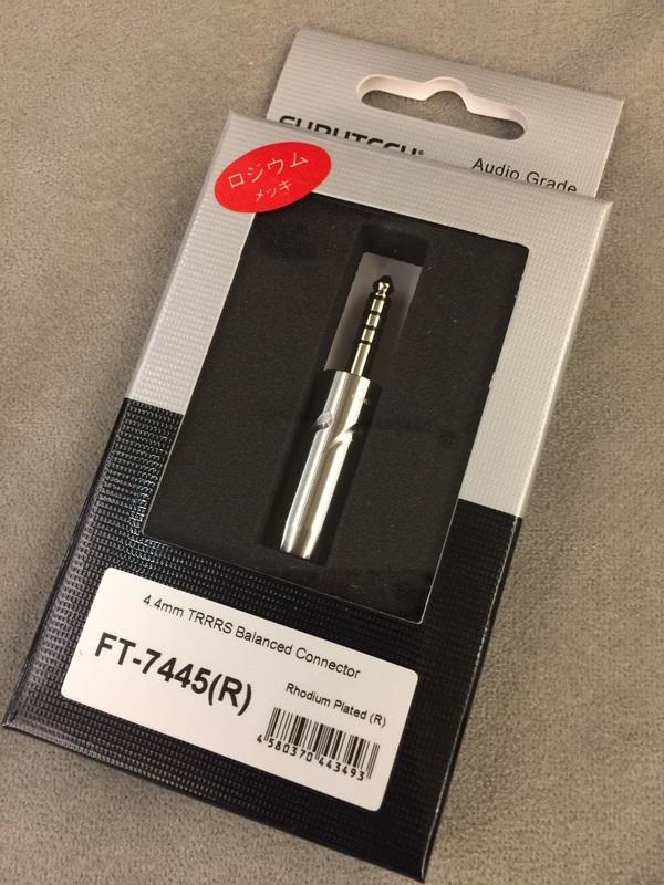 古河FURUTECH FT-7445(R) 不鏽鋼鍍銠4.4mm 平衡端子接頭/ 廠商