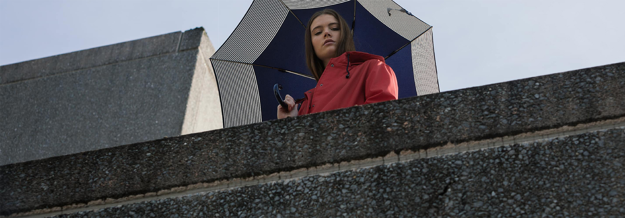 10436 時尚橫紋自動傘