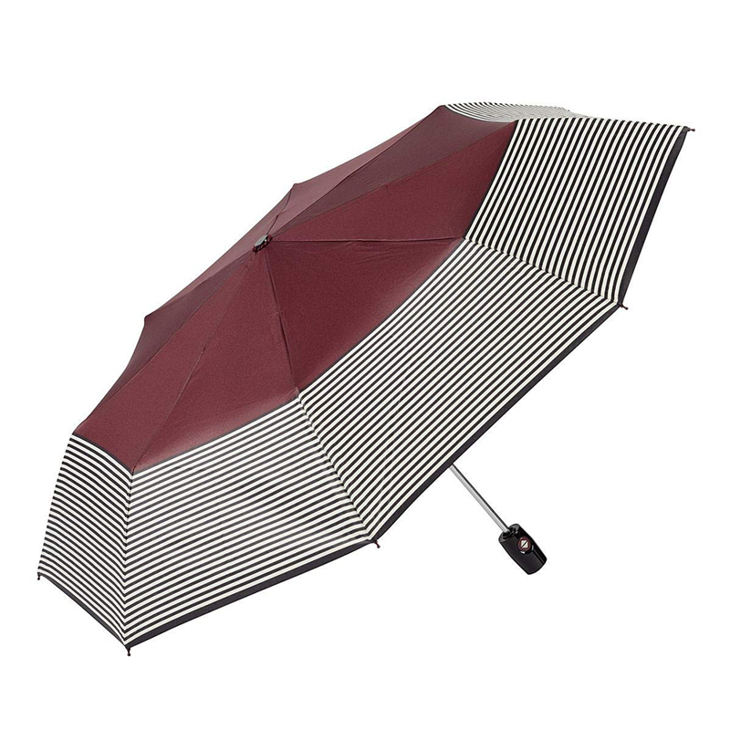 【Ezpeleta】10436 時尚橫紋自動折傘