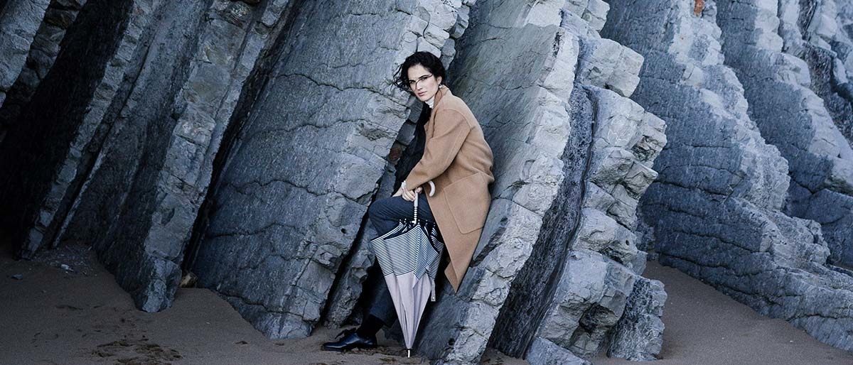 【Ezpeleta】10643 時尚橫紋自動直傘