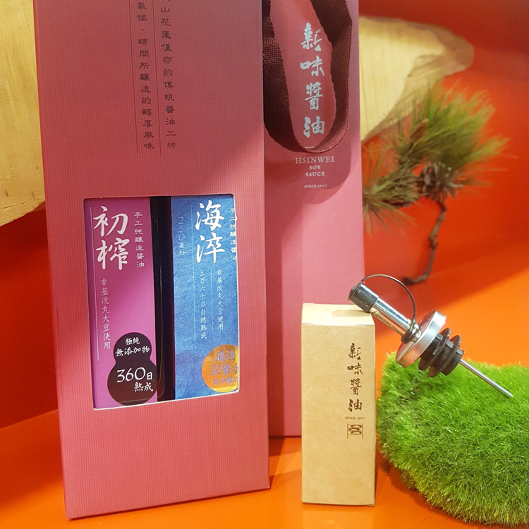 新味醬油．初榨+海淬 禮盒組(常溫)