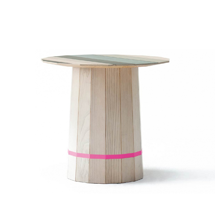Colour Wood 彩色格紋咖啡桌