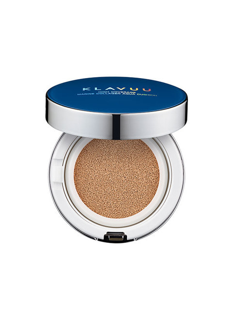 KLAVUU BLUE PEARLSATION High Coverage Marine Collagen Aqua Cushion SPF50 + PA +++