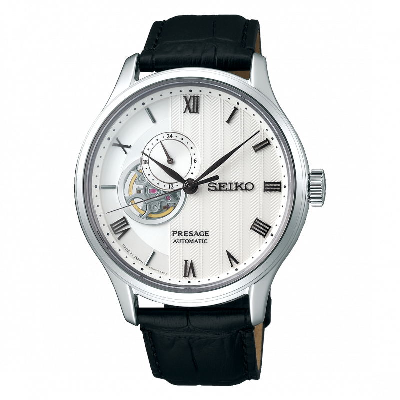 萬年鐘錶 - SEIKO Presage  24小時顯示開芯機械錶  SSA379J1 / 4R39-00W0P  錶徑41.8MM