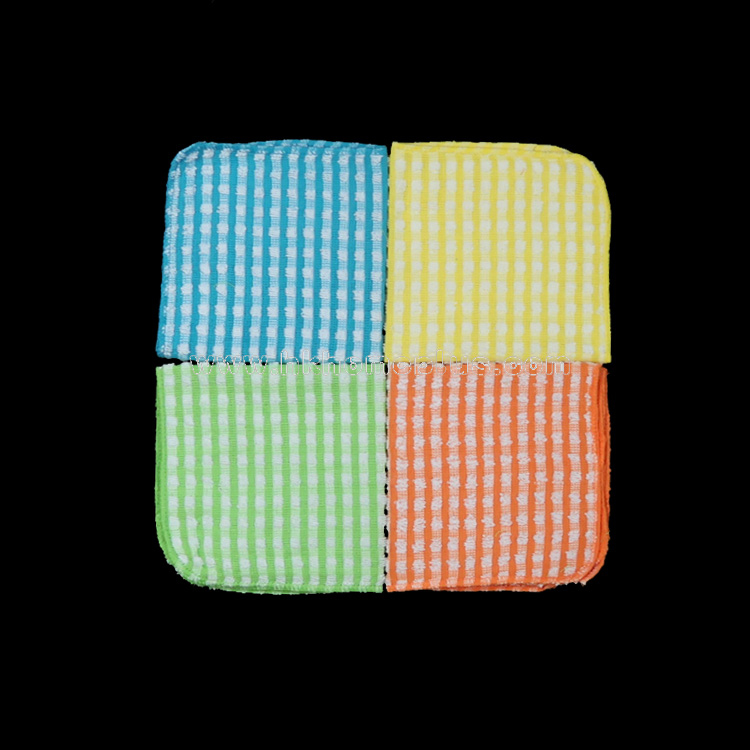 6條裝 菠蘿格方巾 4030303
