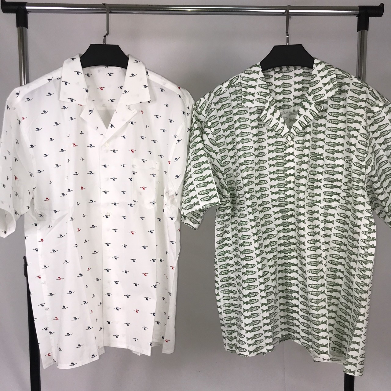 韓國滿版LOGO古巴領襯衫