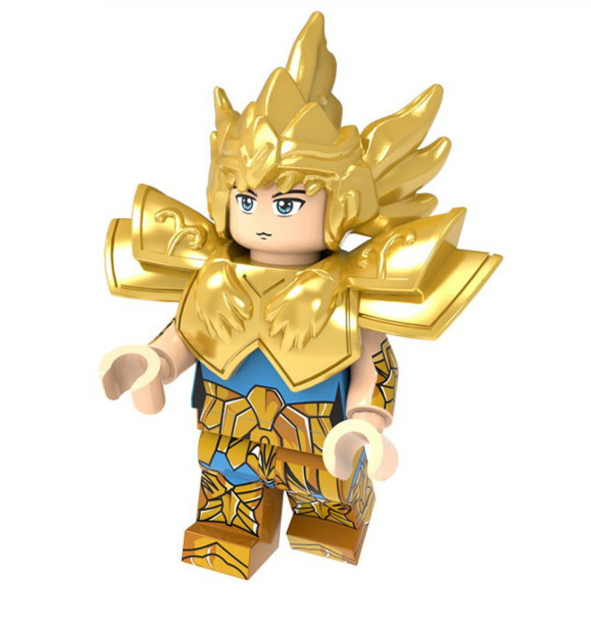Pisces Aphrodite Golden Saint Seiya Custom Minifigures Minifigs Fit Lego P1877