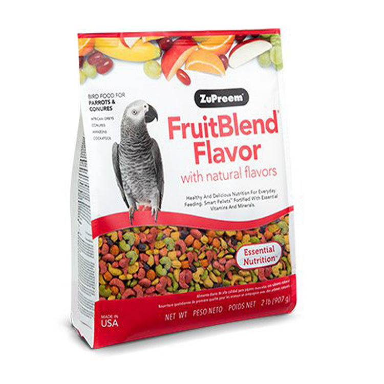 路比爾水果滋養大餐中大型鸚鵡-2磅|鳥飼料