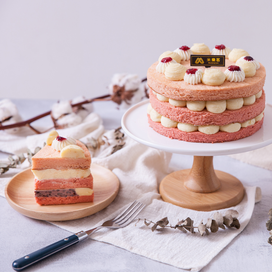 【米樂客】紫米地瓜圓舞曲｜低糖、少鮮奶油｜生日蛋糕首選｜寶寶周歲蛋糕