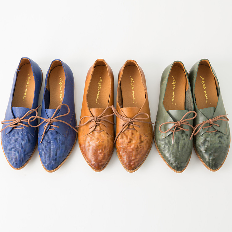 木刻時光牛津鞋