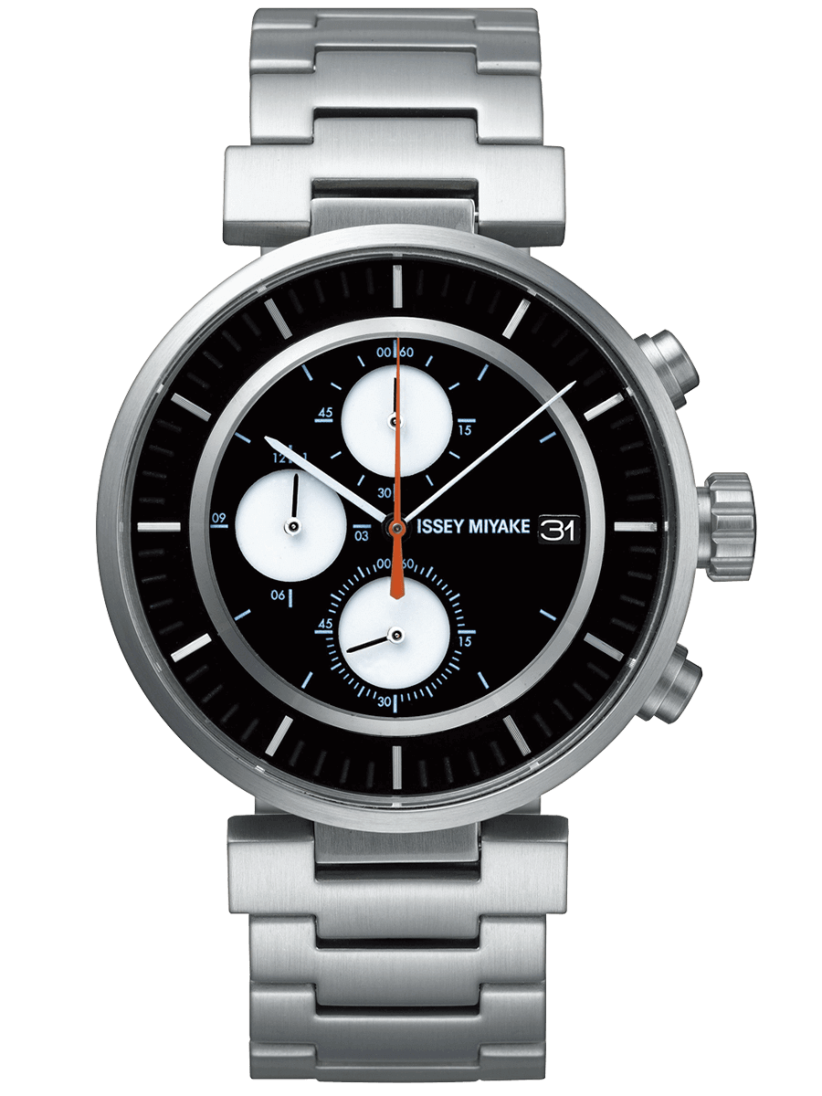 萬年鐘錶 - 三宅一生 ISSEY MIYAKE   和田 智 | Satoshi Wada三眼男錶 SILAY001  錶徑43MM