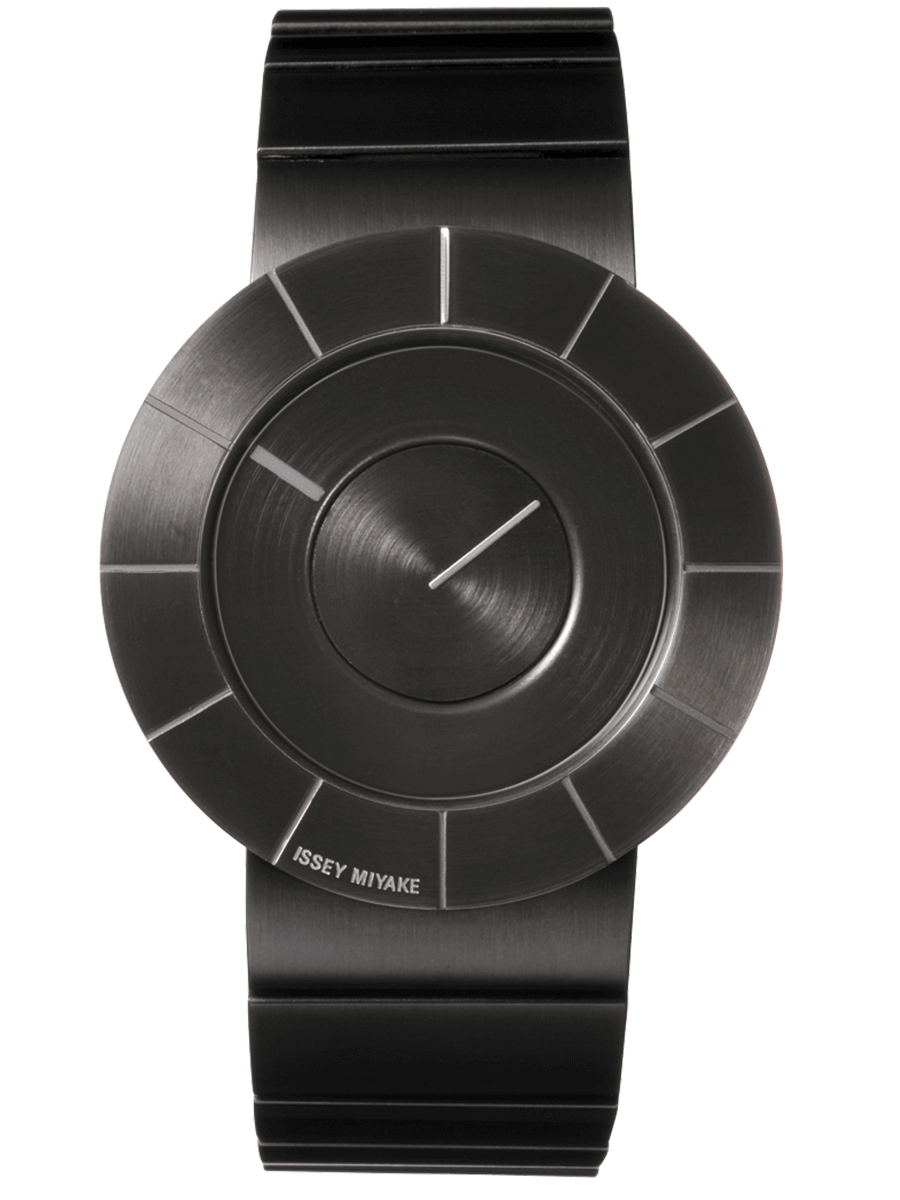萬年鐘錶 - 三宅一生 ISSEY MIYAKE   吉岡德仁 Tokujin Yoshioka   TO系列錶款全黑不鏽鋼極簡女錶 / 男錶  NY0N002Y / VJ20-0010U 錶徑38MM