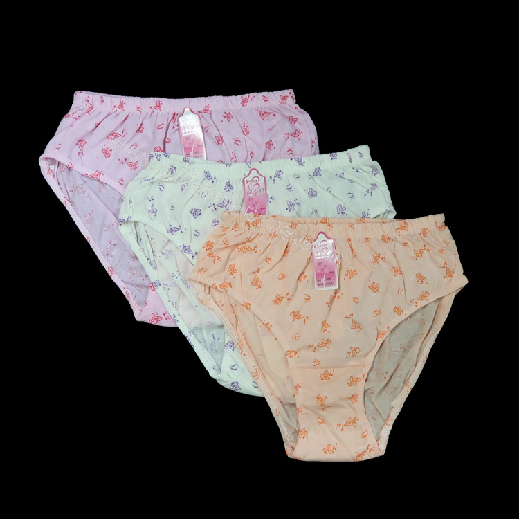 6條裝 喜夢婷: 女裝加大碼高腰薄身楓葉內褲 3500