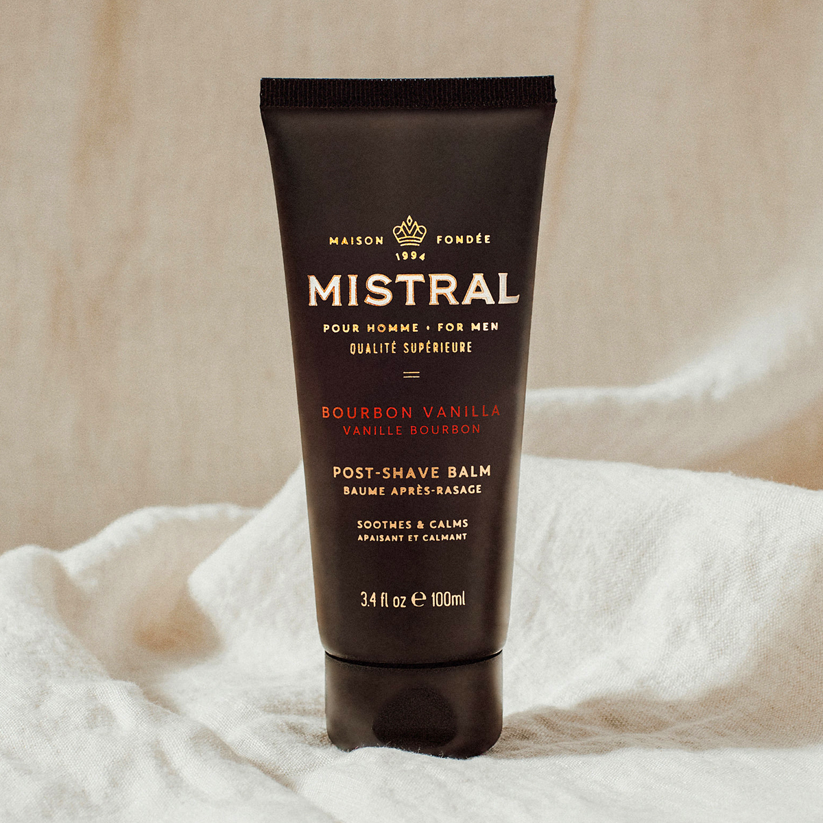 美國 Mistral - 波本威士忌 鬍後乳（無酒精 / 敏感肌推薦）