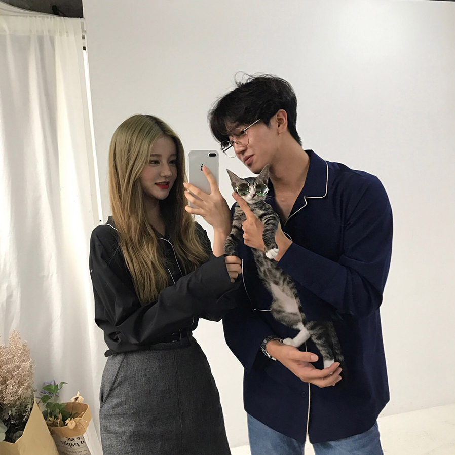 滾邊撞色亨利領襯衫 / 黑XL / 不提供退換貨