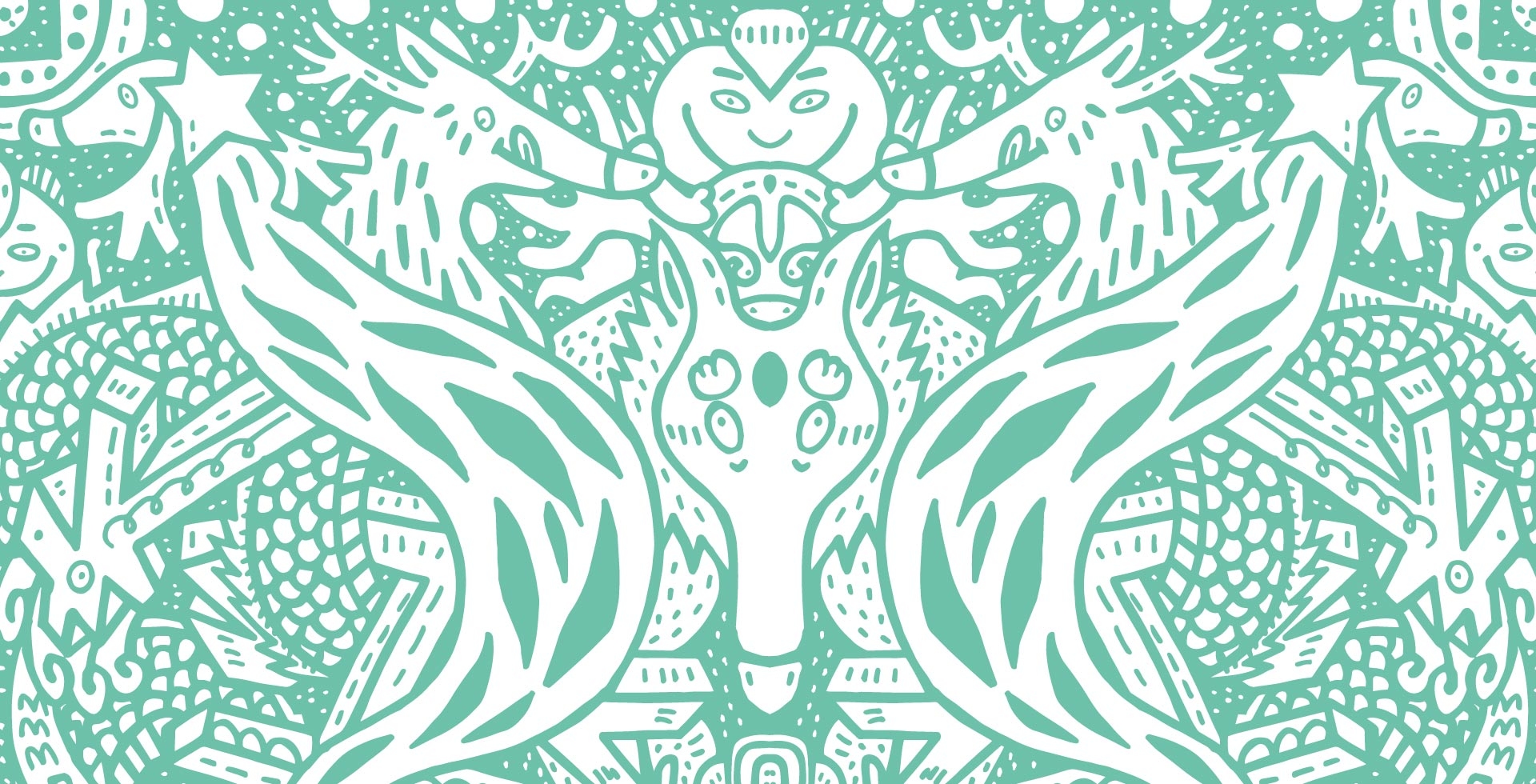 繪製鹿的圖案來代表了『 升官 』的吉祥之意