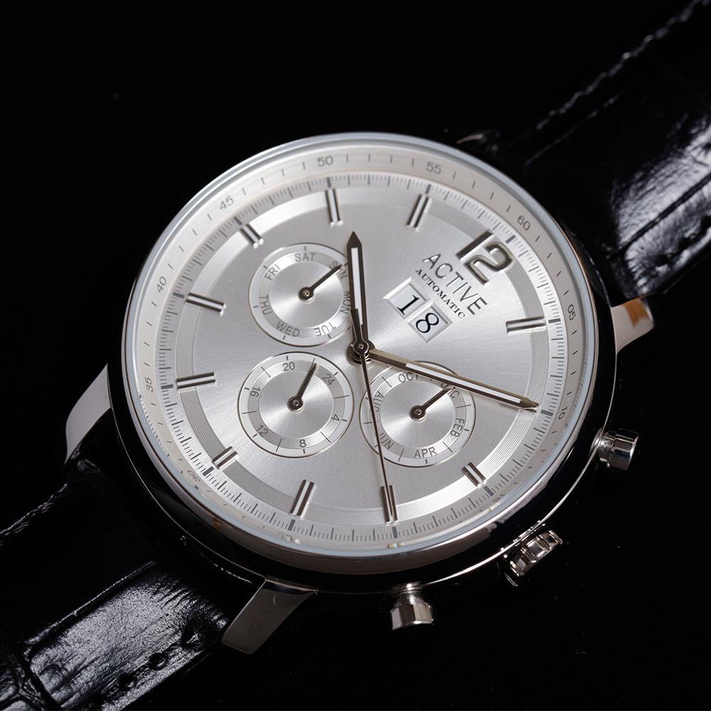 active 2 stainless steel silver