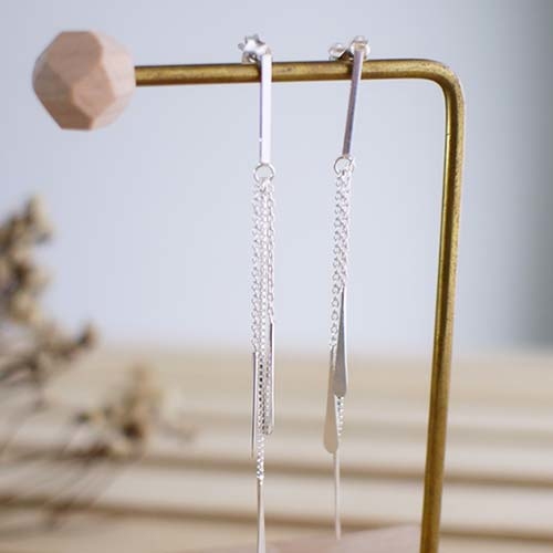 夢想伸展台純銀耳環/SE759