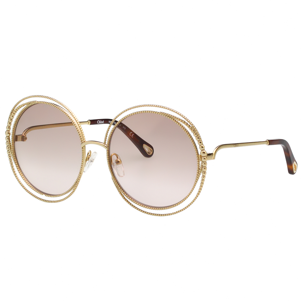 CHLOE 圓框 太陽眼鏡(金色)