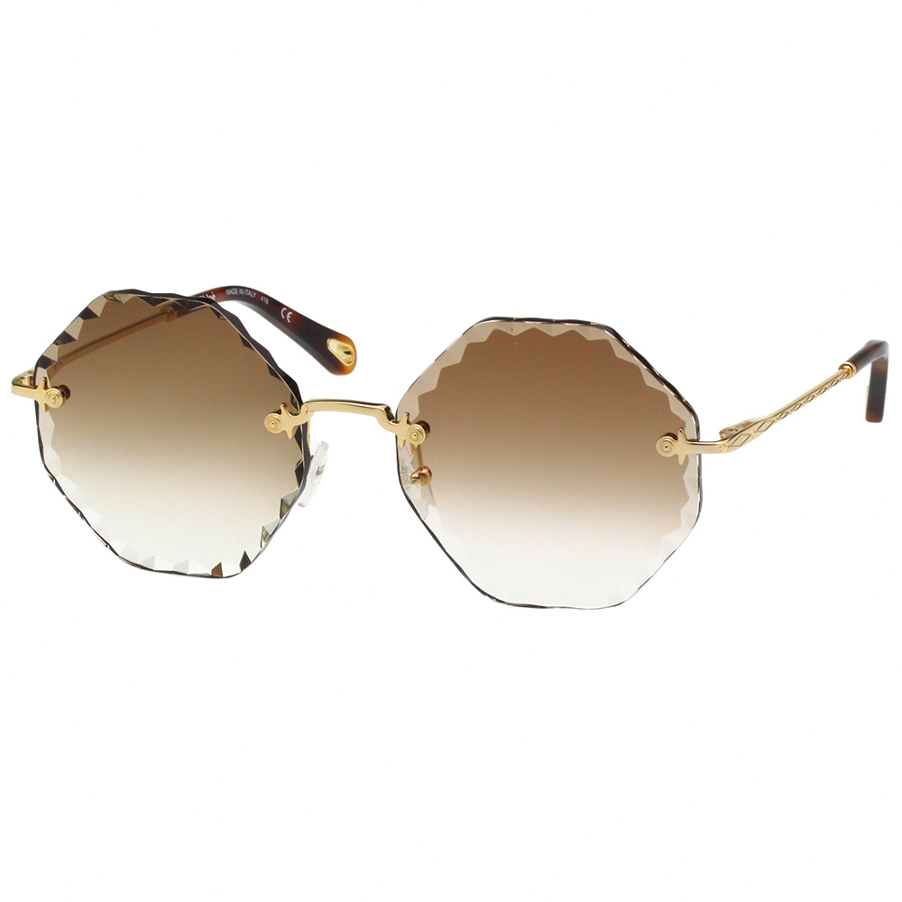 CHLOE 多邊 太陽眼鏡(金色)