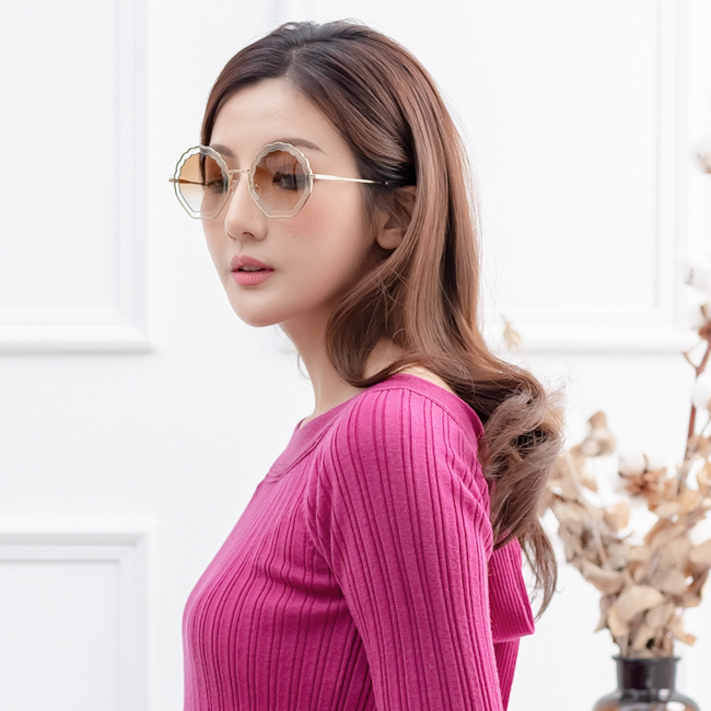 CHLOE 造型 太陽眼鏡(金色)