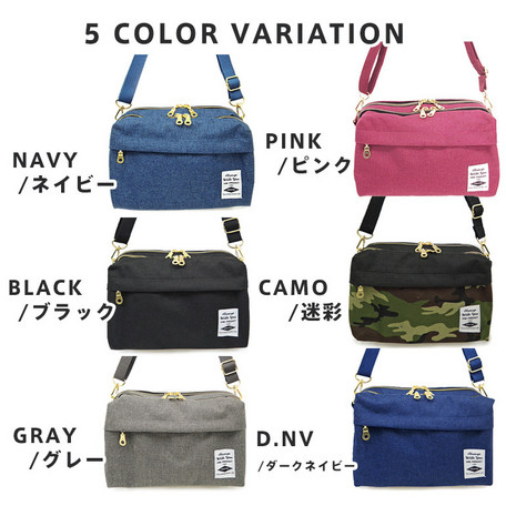 日本直送 雙金拉鍊透明背袋肩揹袋 (SK5210967)