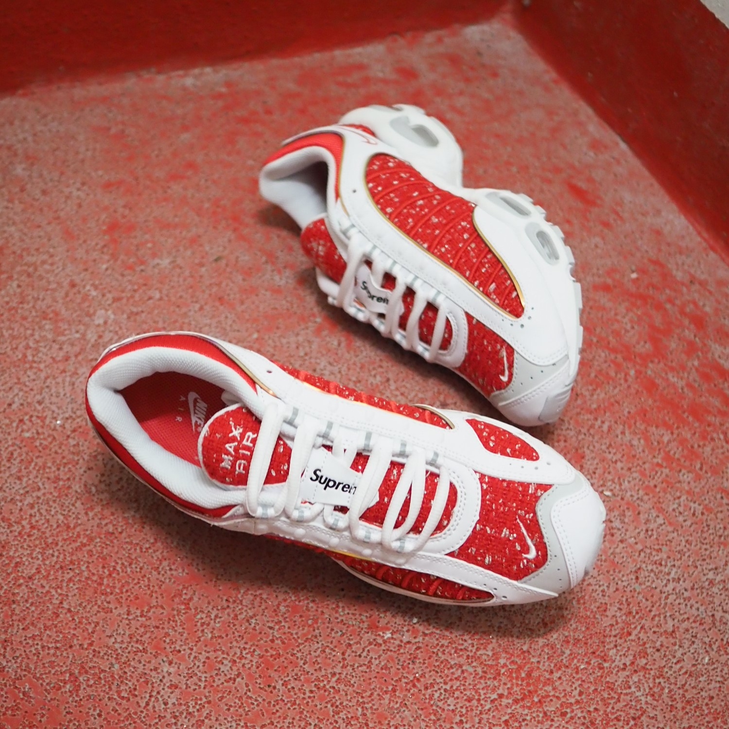 [現貨] Supreme x Nike Air Tailwind White Red AT3854-100