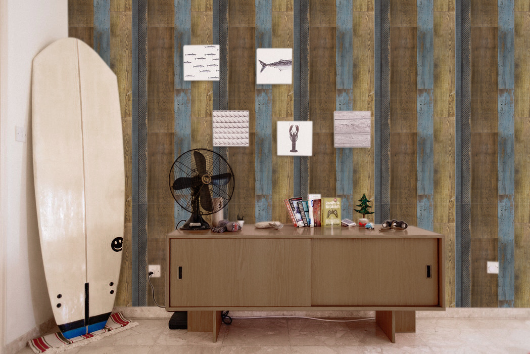 美牆貼貼//復古木紋                (5/10/20片裝)