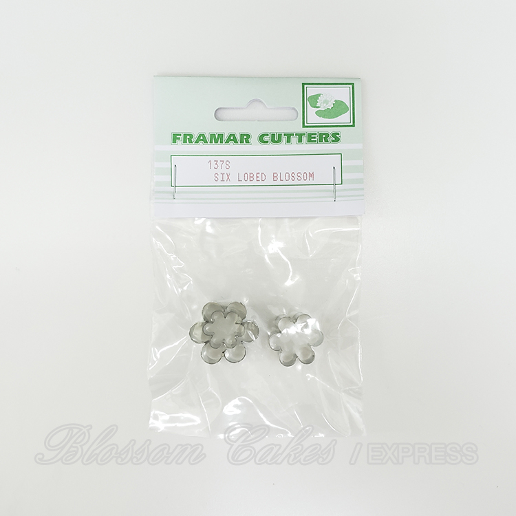 Framar Cutters - 137S Six Lobed Blossom Cutter Set - S