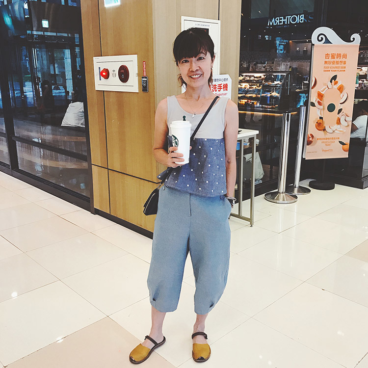 慢慢走兔子先生造型7分褲