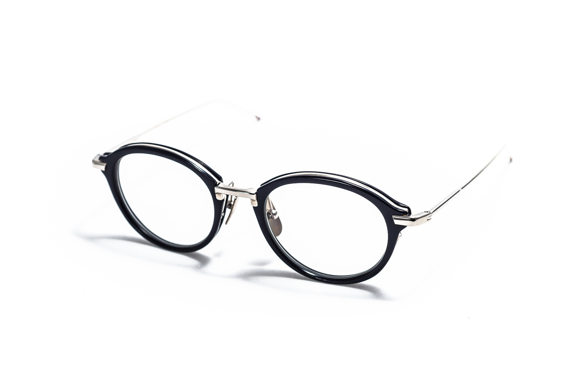 THOM BROWNE TB-011-F-T-NVY-GLD-49 -AF - サングラス/メガネ