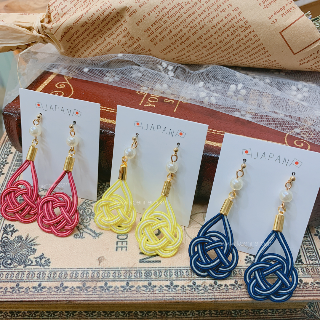 [網站限定優惠]【Gargle】 日本水滴形繩結耳環