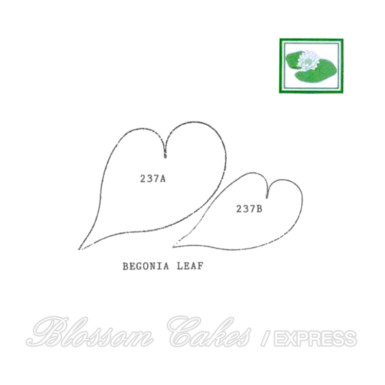 Framar Cutters - 237S Begonia Leaf Cutter Set