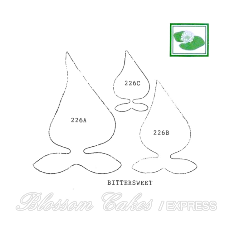 Framar Cutters - 226S Bittersweet Flower Cutter Set