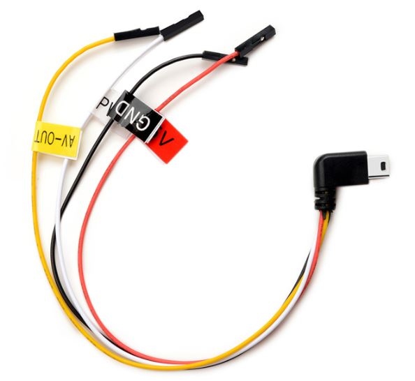 SJ6/7專用 mini孔運動相機圖傳線 AV輸出線 無人機航拍線