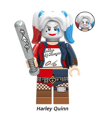 Harley Quinn Custom Minifigures Minifigs Fit Lego