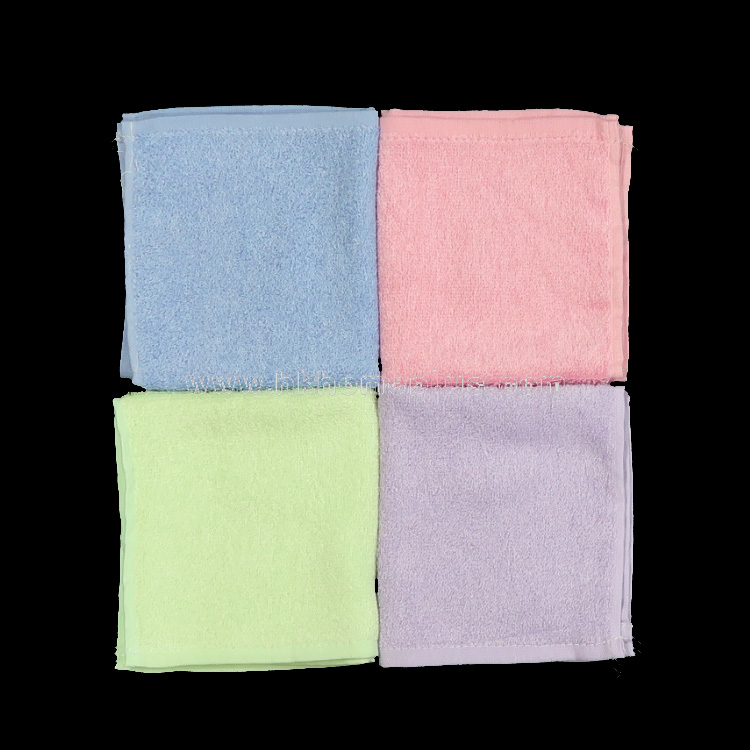 6條裝 竹纖維素色方巾 4030103