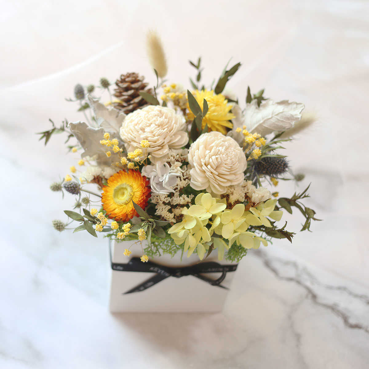 T32｜黃/藍/粉色系桌花