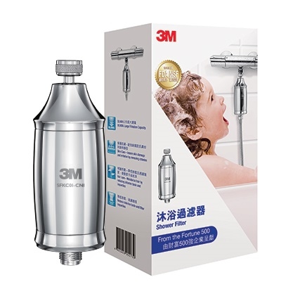3M沐浴過濾器套裝 (外殼1個+濾芯1個) 脫髮 除氯 氯氣 皮膚敏感 沖涼 花灑【香港行貨】