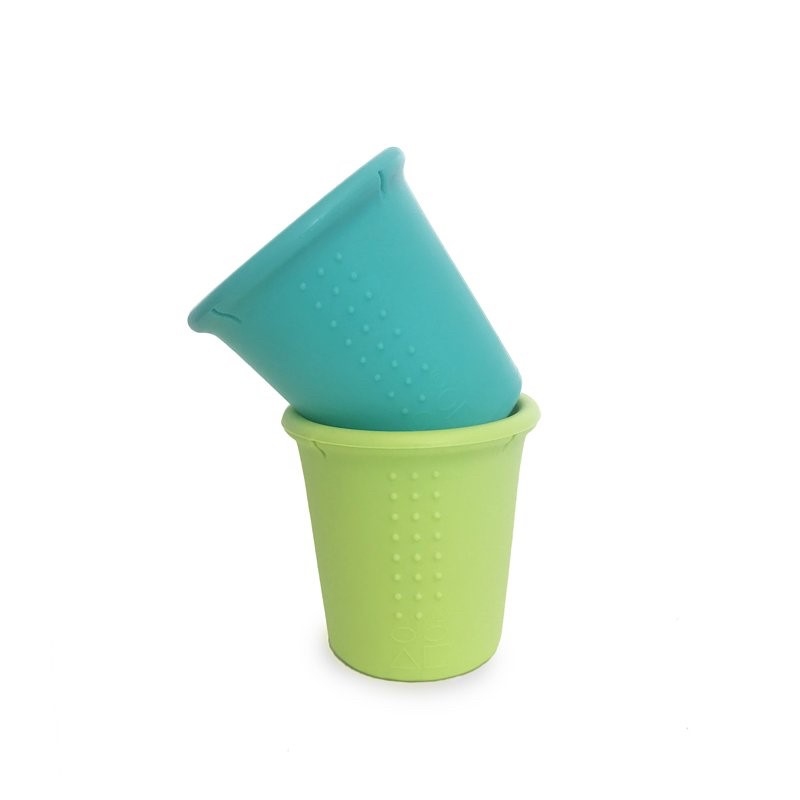 美國gosili/silikids ❚ 8oz ❚ 矽膠杯兩入組